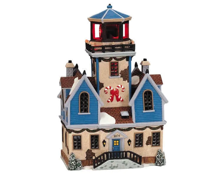 lemax-old-pier-lighthouse-miniature-phare-de-village-c-tier image 1