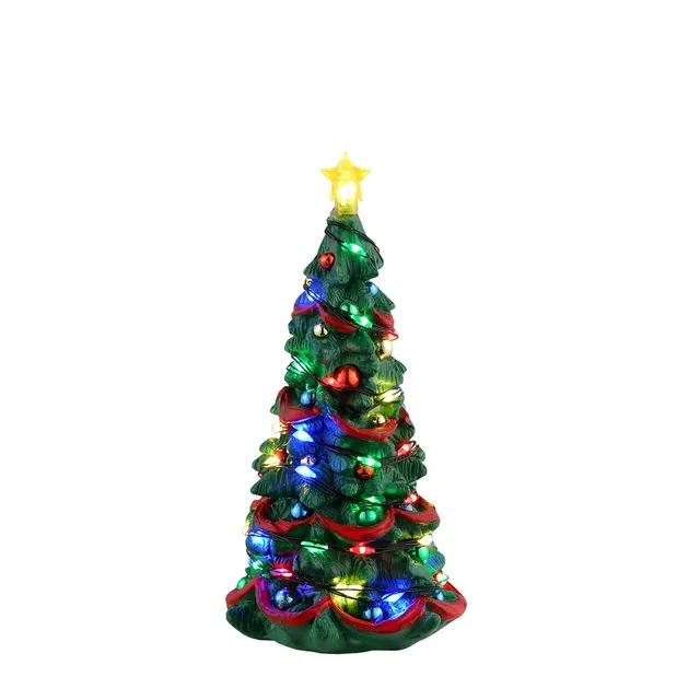 lemax-joyful-christmas-tree-sapin-de-no-l-miniature-illumin image 1