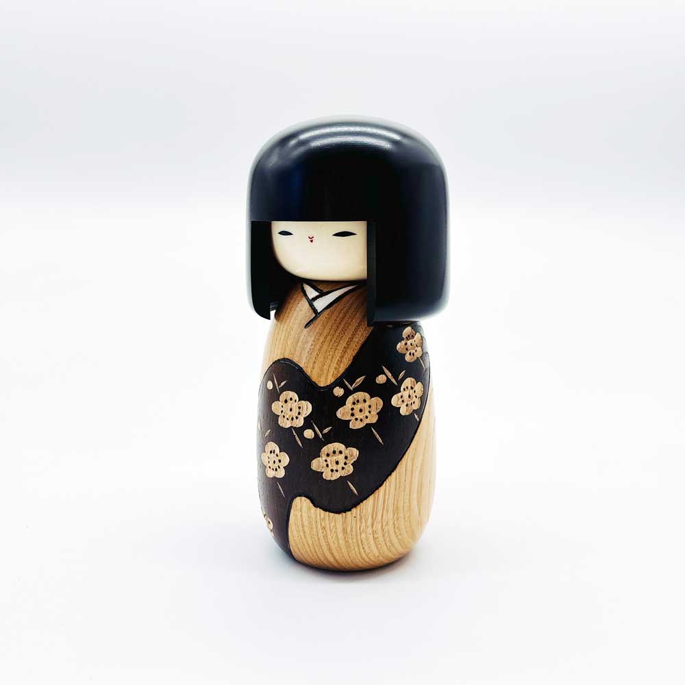 usaburo-kokeshi-sachi-fortune-poup-e-kokeshi-artisanale-21-cm image 2