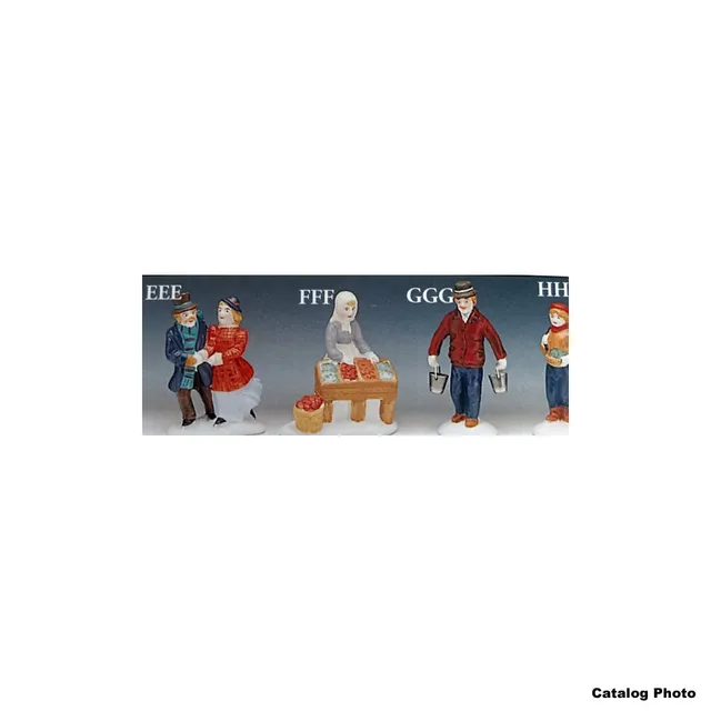 lemax-woman-with-fruit-stand-marchande-de-fruits-miniature image 1