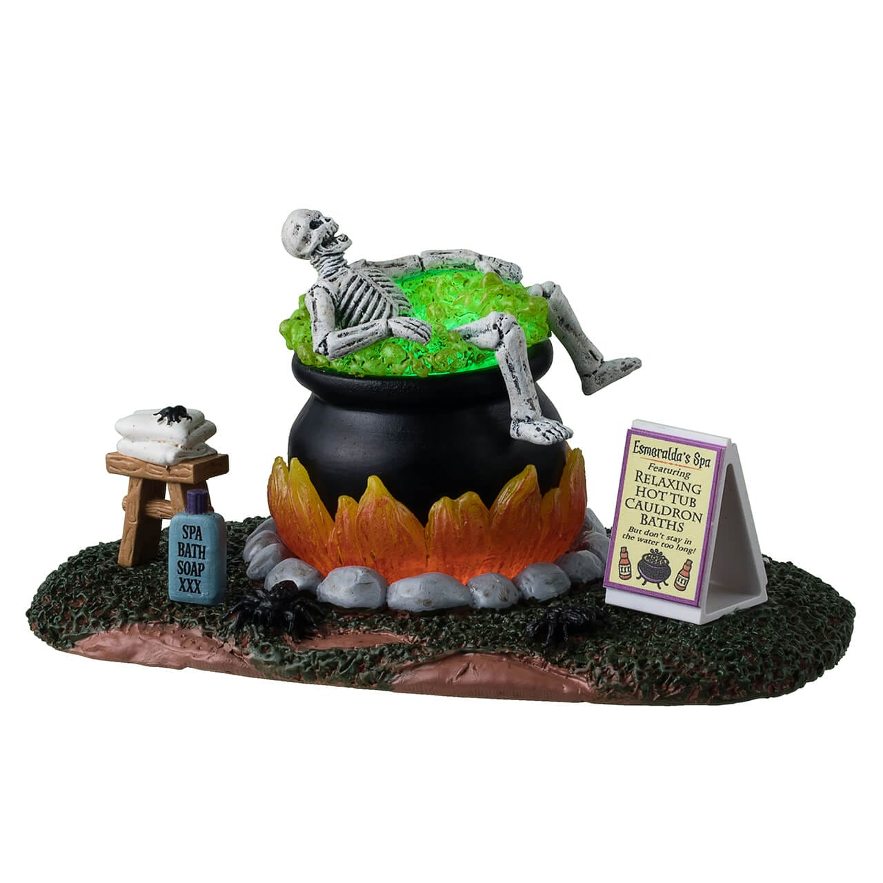 lemax-nothing-like-a-hot-bath-figurine-miniature-spooky-town image 1