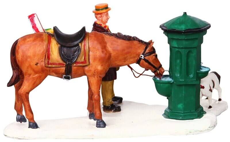 lemax-horse-trough-abreuvoir-chevaux-miniature image 3