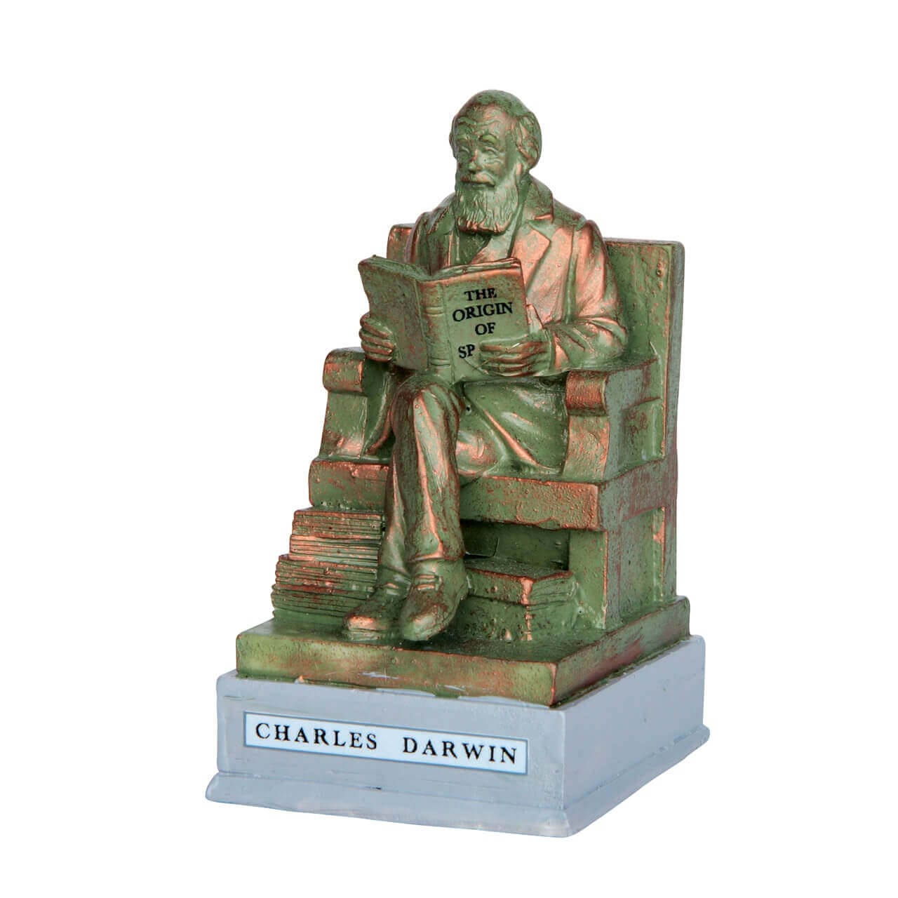 lemax-park-statue-charles-darwin-statue-miniature-de-collection image 1