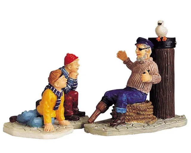lemax-the-story-teller-figurine-miniature-conteur image 1