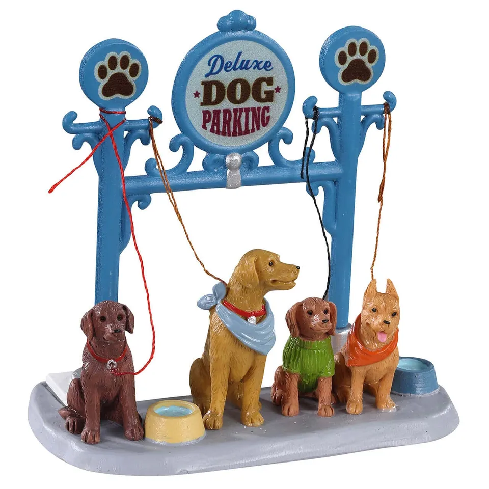 lemax-dog-parking-caddington-accessoire-chiens-miniature image 1