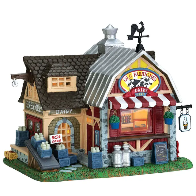 lemax-old-fashioned-dairy-miniature-de-collection image 1