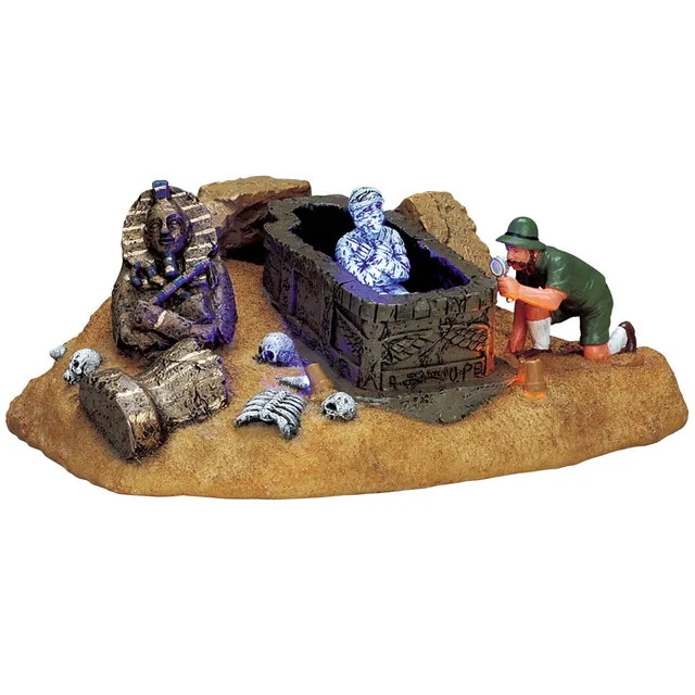 lemax-the-mummy-s-tomb-b-timent-miniature-tombeau-anim image 1