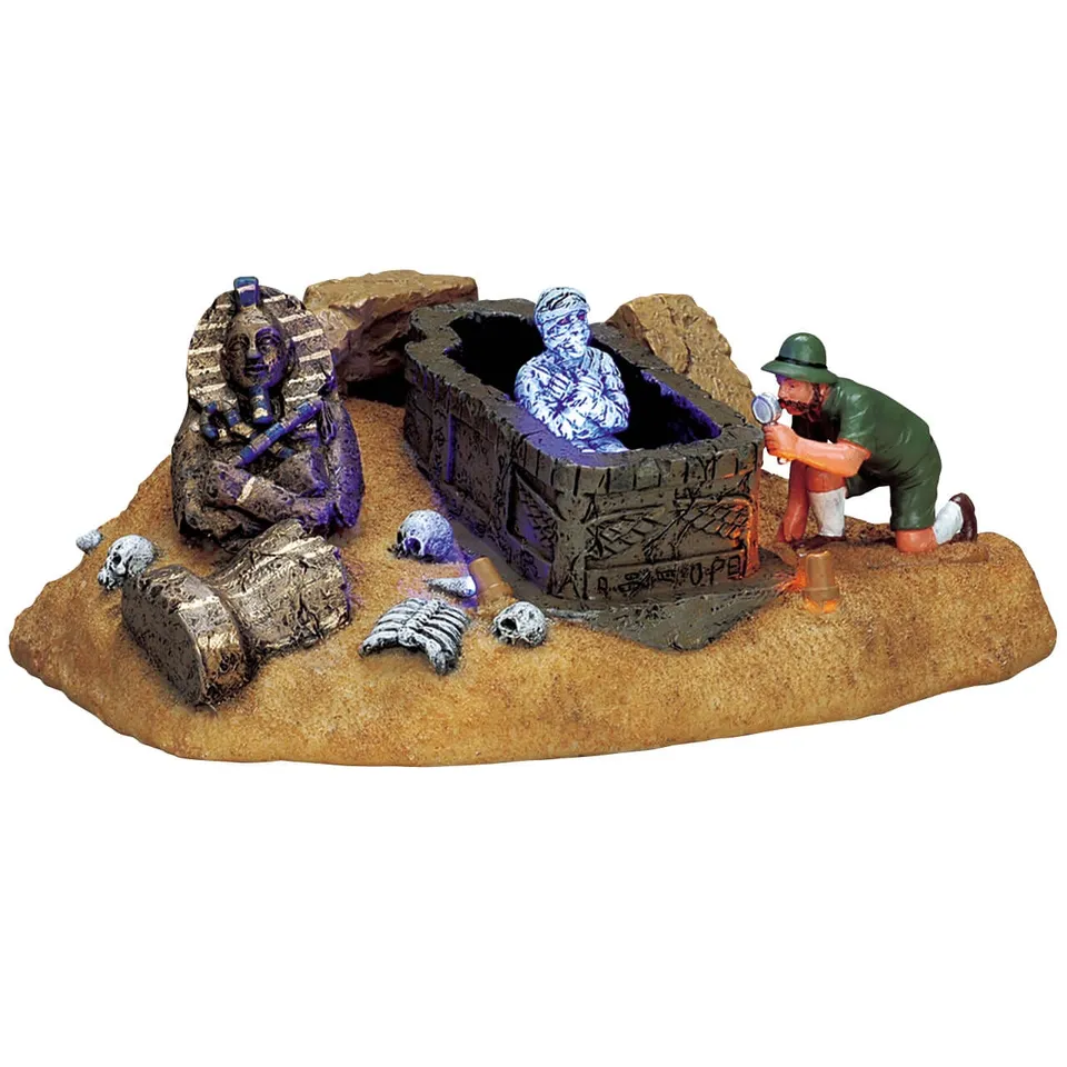 lemax-the-mummy-s-tomb-b-timent-miniature-tombeau-anim image 1