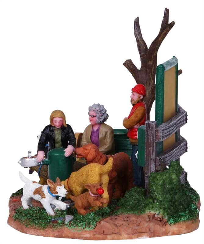 lemax-parc-chiens-dog-park-miniature-de-village image 2