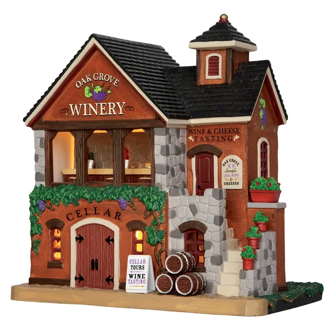 lemax-oak-grove-winery-b-timent-miniature-vignoble-illumin image 1