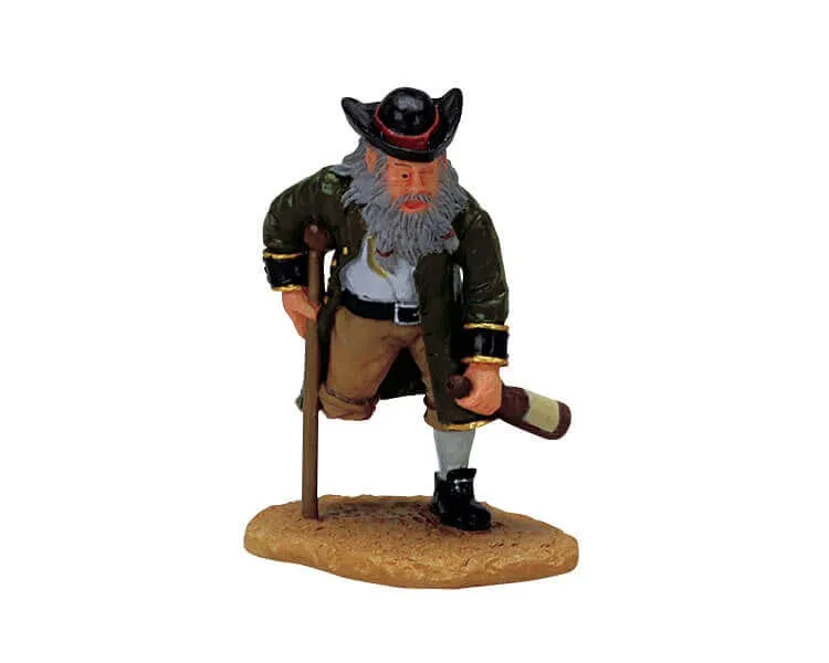 lemax-scurvy-dog-figurine-chien-pirate-spooky-town-halloween-miniature image 1