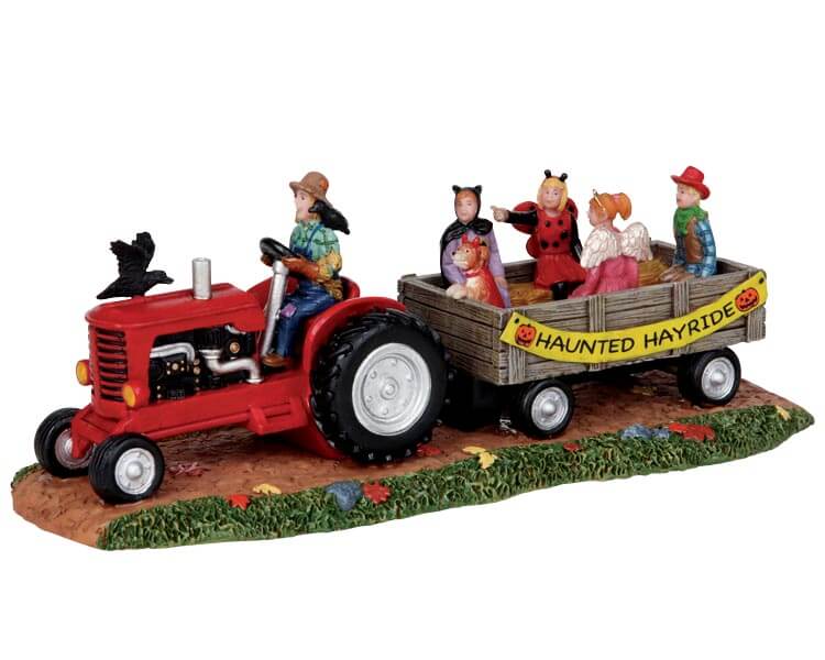 lemax-haunted-hayride-animation-miniature-spooky-town image 1
