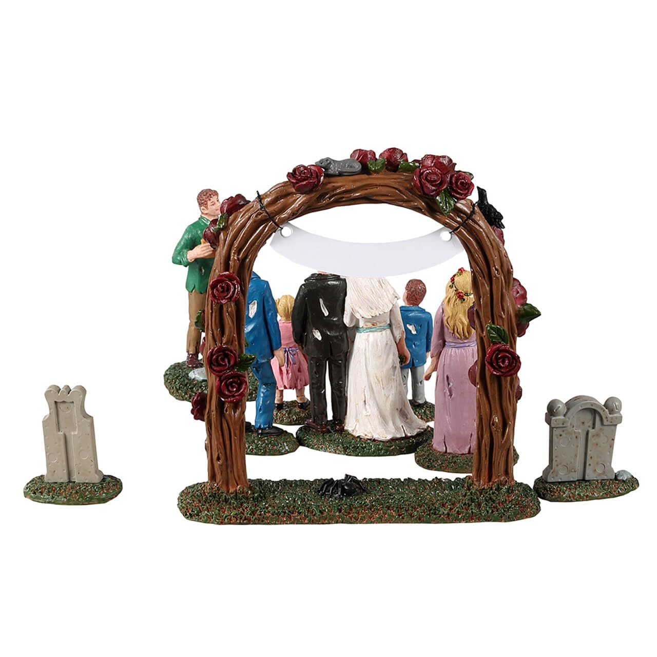 lemax-zombie-wedding-party-figurine-spooky-town image 4