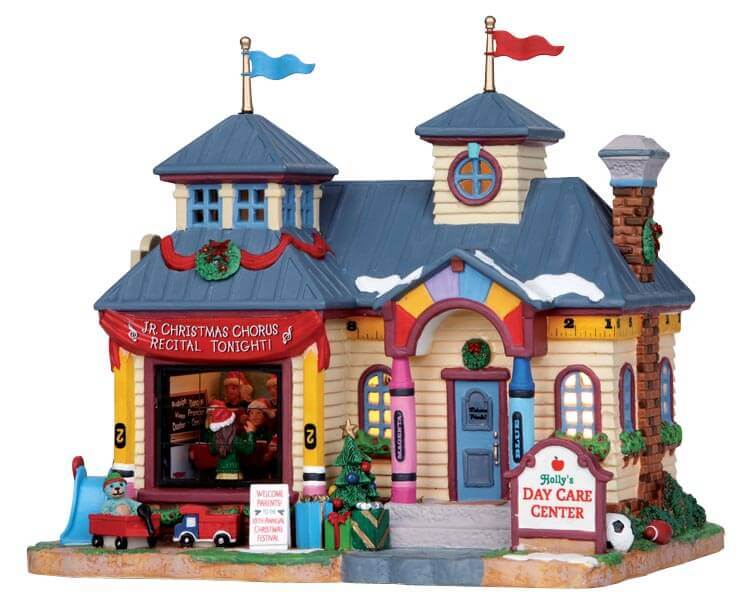 lemax-holly-s-day-care-center-maison-miniature-cr-che image 1