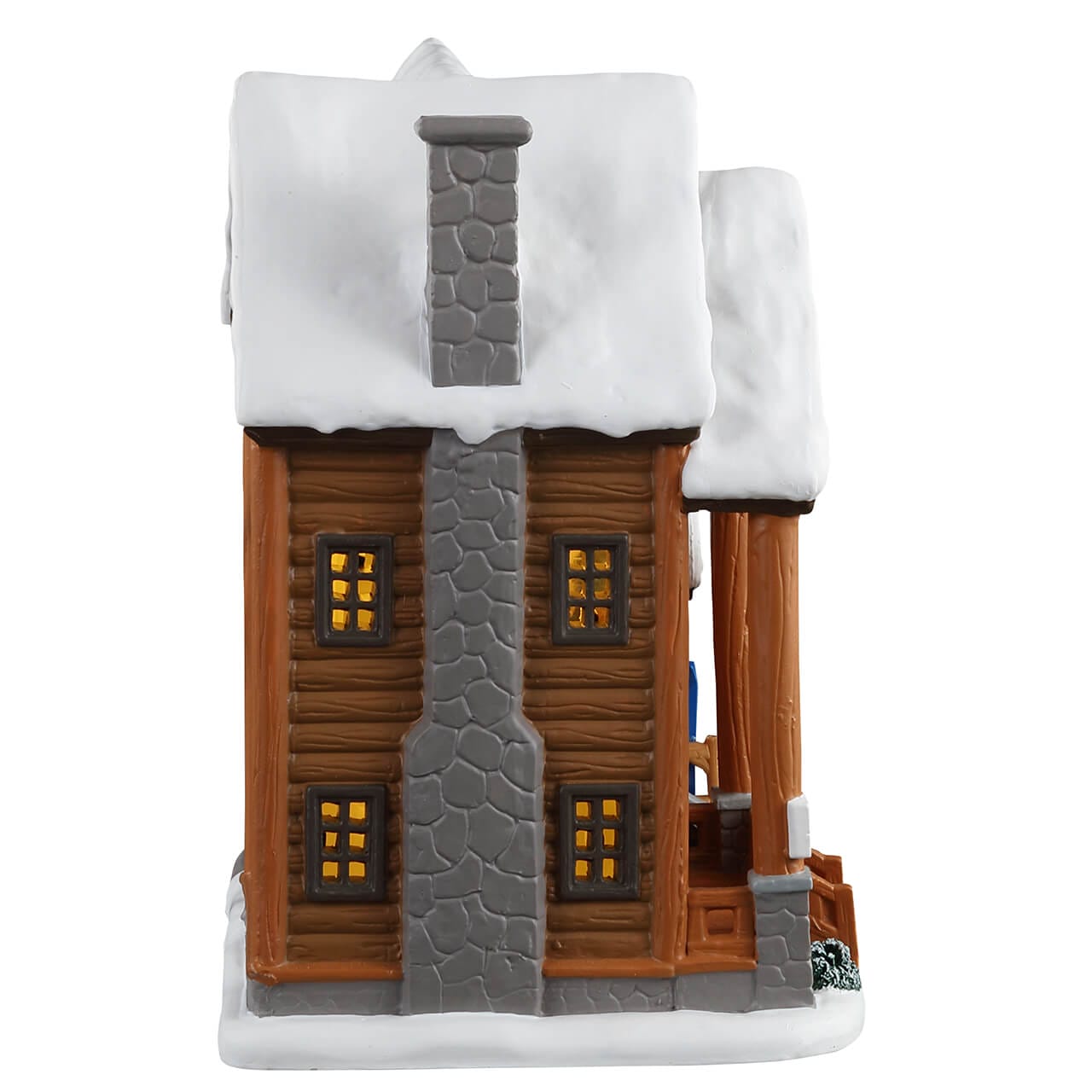 lemax-clark-s-snowcap-retreat-chalet-de-montagne-miniature-lumineux image 2