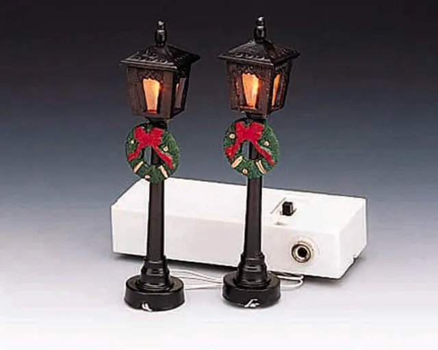 lemax-lampadaires-10-cm-lot-de-2-accessoires-lumineux image 1