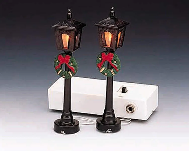 lemax-lampadaires-10-cm-lot-de-2-accessoires-lumineux image 1