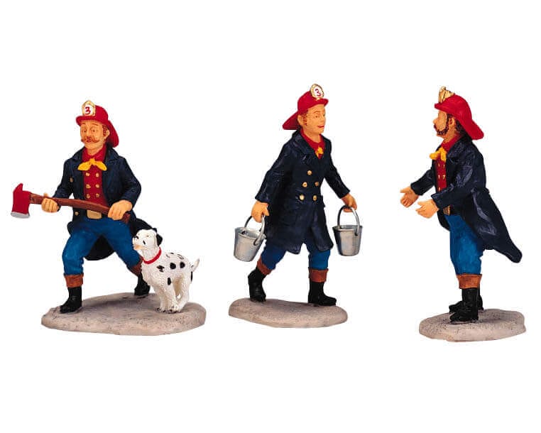 lemax-bucket-brigade-figurines-pompiers-miniatures image 1