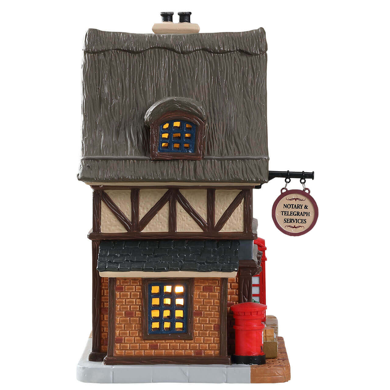 lemax-village-post-office-b-timent-miniature-de-collection image 3