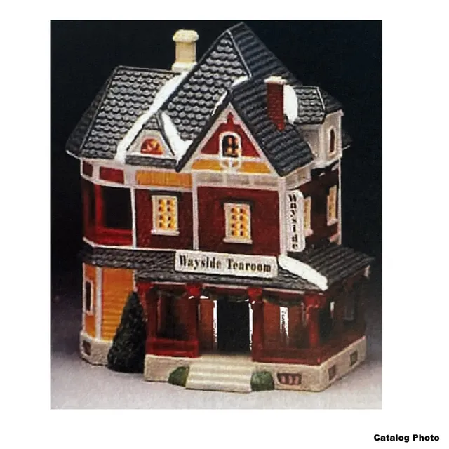 lemax-wayside-tearoom-salon-de-th-miniature-de-collection image 1