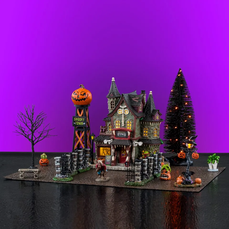 lemax-frightful-fangs-dentistry-set-coffret-dentiste-miniature-halloween image 1