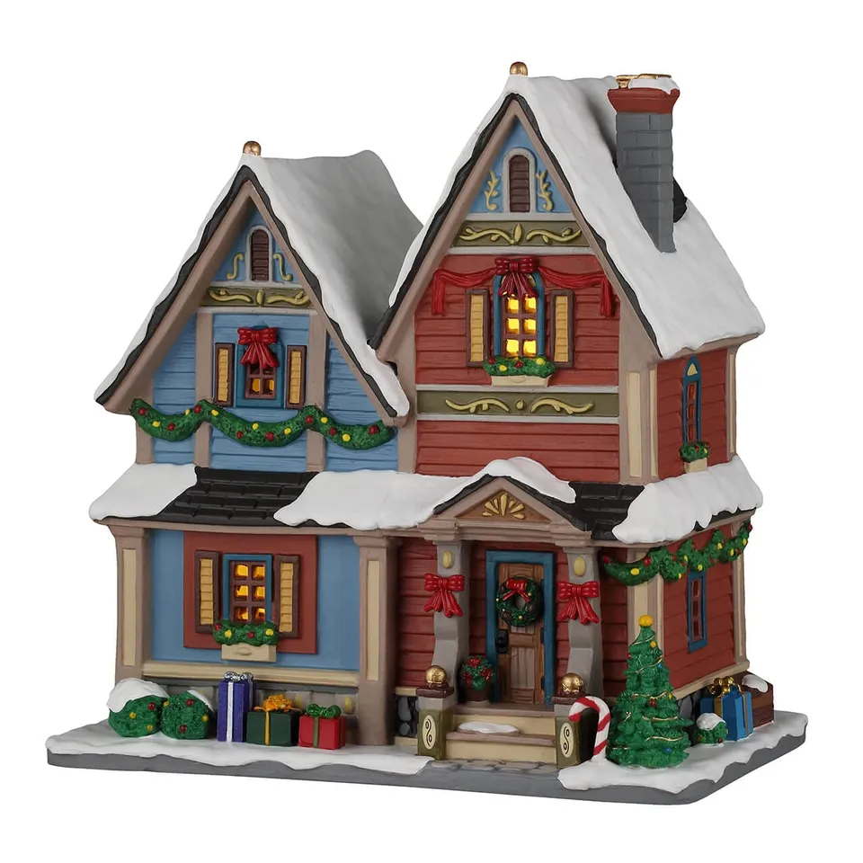 lemax-carol-residence-maison-illumin-e-caddington-miniature image 1