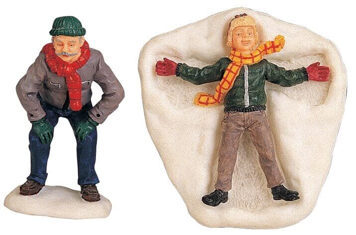 lemax-snow-angel-set-de-2-figurines-miniatures-hiver image 1