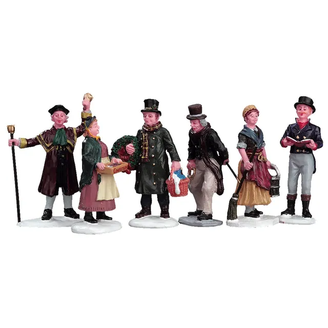lemax-village-people-lot-de-6-figurines-miniatures-caddington image 1