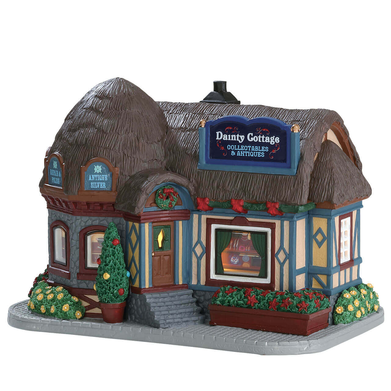 lemax-dainty-cottage-collectables-antiques-boutique-miniature image 1