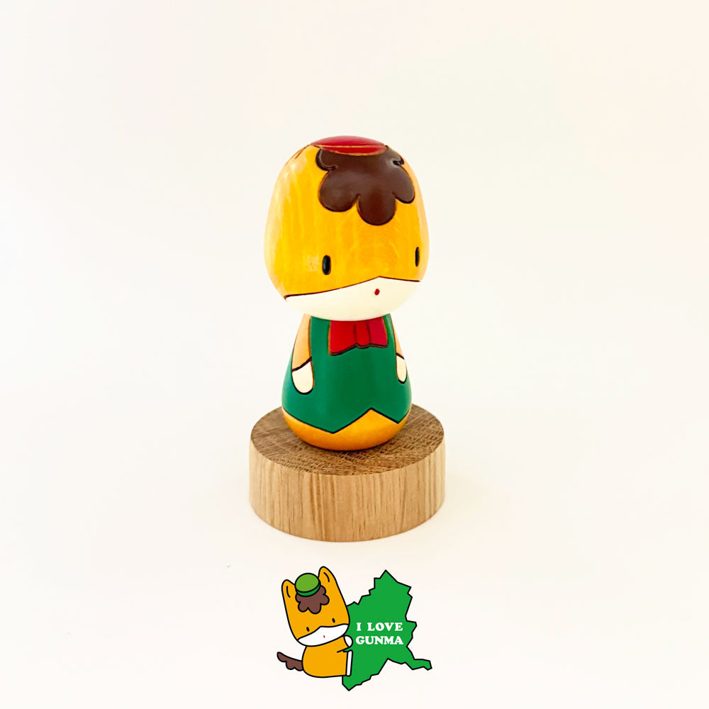 usaburo-kokeshi-gunma-chan-gilet-figurine-r-gionale-85-mm image 4