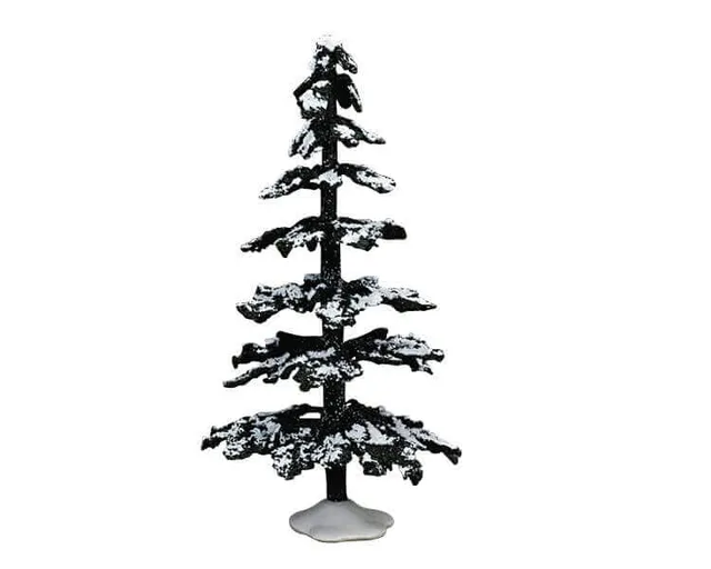 lemax-snowy-cedar-large-grand-c-dre-enneig-miniature-de-collection image 1