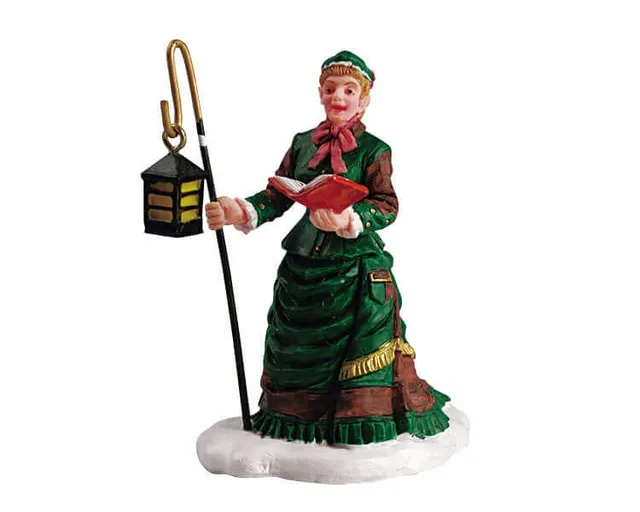 lemax-caroler-woman-figurine-chorale-de-no-l image 1