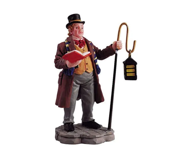 lemax-caroler-man-figurine-chanteur-de-no-l-homme-miniature image 1