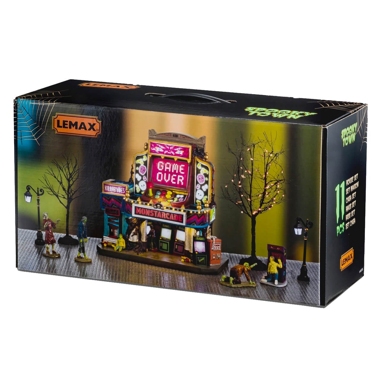 lemax-monstarcade-set-salle-d-arcade-lumineuse-spooky-town image 2