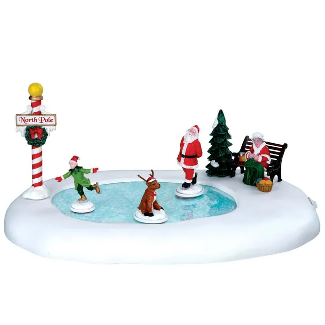 lemax-north-pole-ice-follies-patineurs-sur-glace-santa-s-wonderland image 1