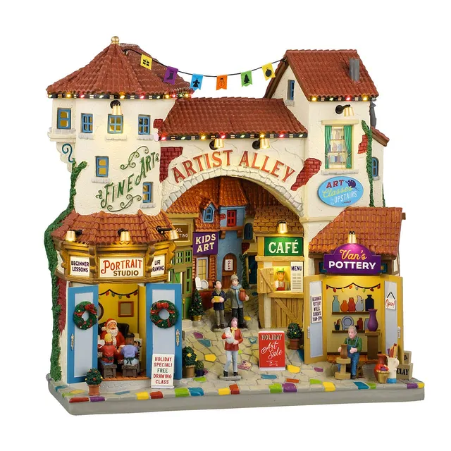 lemax-artist-alley-b-timent-miniature-ateliers-d-art image 1