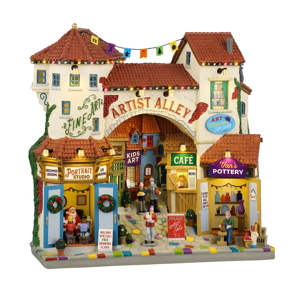 lemax-artist-alley-b-timent-miniature-ateliers-d-art image 1
