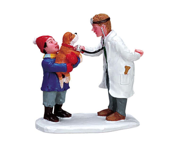 lemax-he-s-going-to-be-o-k-figurine-miniature-secours image 1