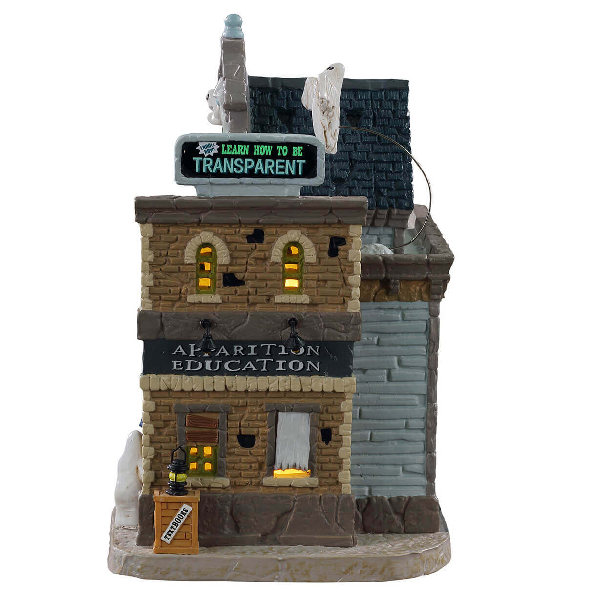 lemax-apparition-academy-cole-de-fant-mes-miniature-spooky-town image 3