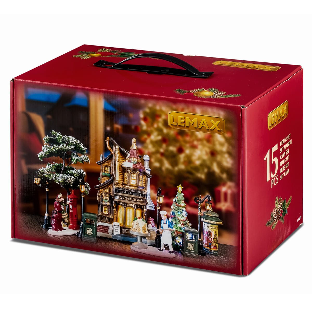 lemax-lucy-s-chocolate-shop-set-caddington-chocolaterie image 2