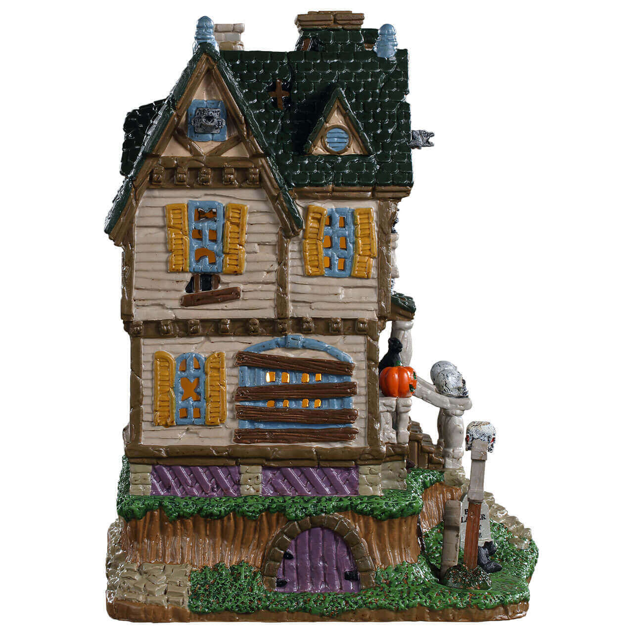 lemax-the-haunted-knoll-maison-hant-e-miniature-spooky-town image 3