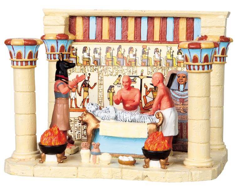 lemax-mummification-chamber-chambre-de-momie-spooky-town image 2