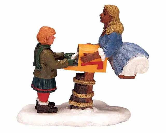 lemax-get-the-mail-figurine-miniature-de-village image 1