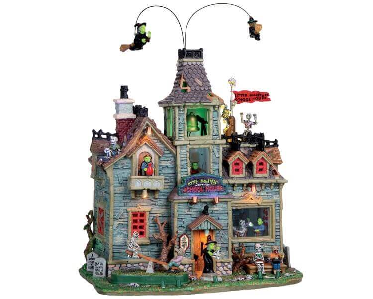 lemax-little-monsters-school-house-b-timent-miniature-spooky-town image 2
