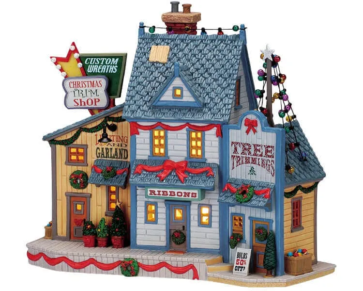 lemax-the-christmas-trim-shop-boutique-miniature-de-village-de-no-l image 1