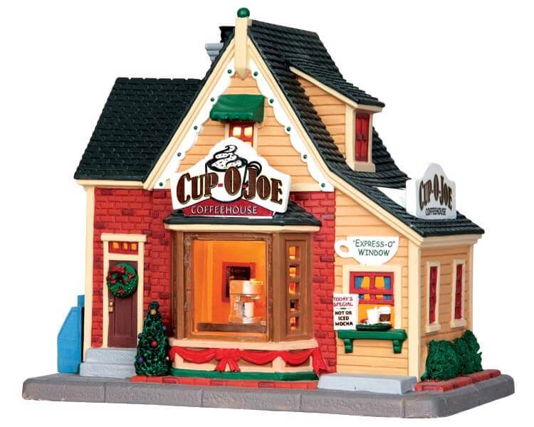 lemax-cup-o-joe-coffeehouse-caf-miniature-de-village image 1