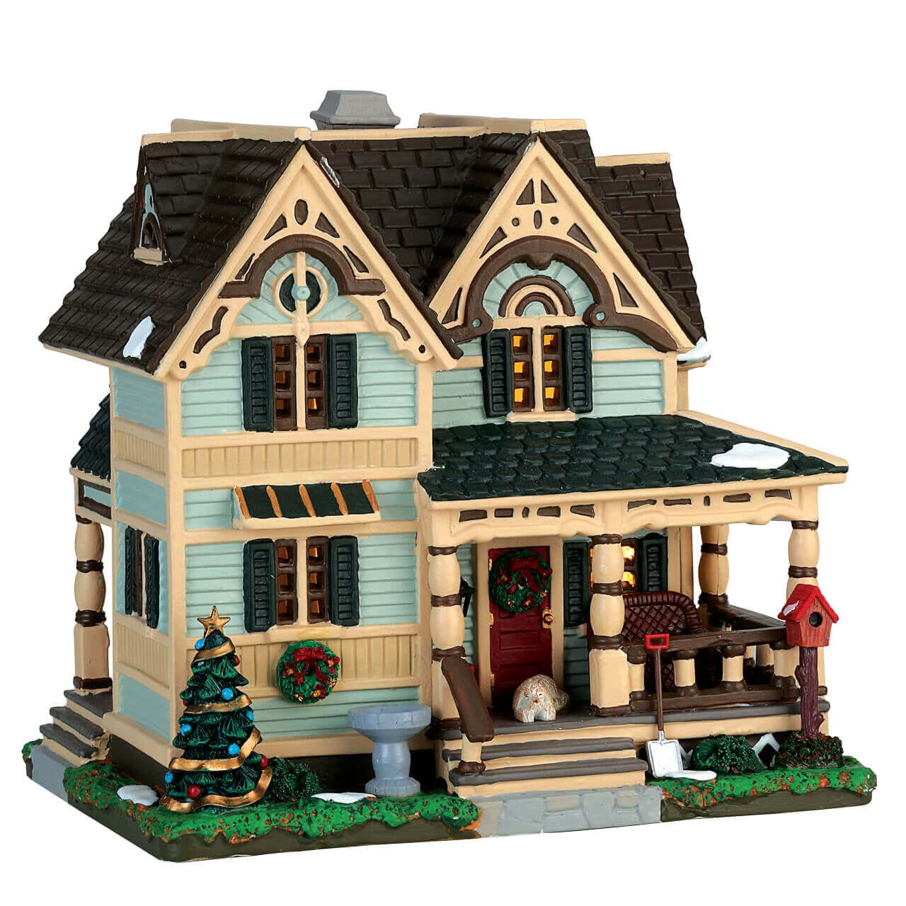 lemax-allison-house-maison-miniature-village-de-no-l-illumin-e image 1