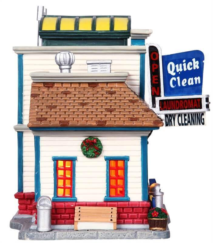 lemax-quick-clean-laundromat-b-timent-miniature-lumineux image 3