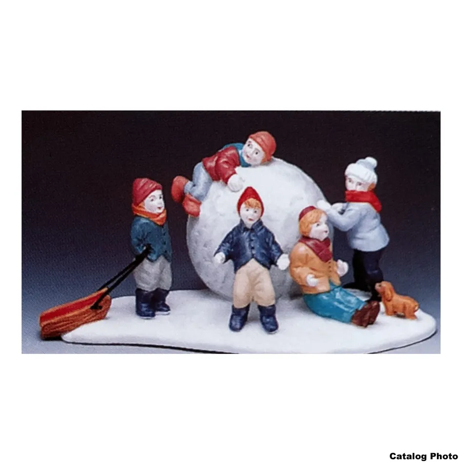 lemax-giant-snowball-figurine-miniature-de-collection image 1