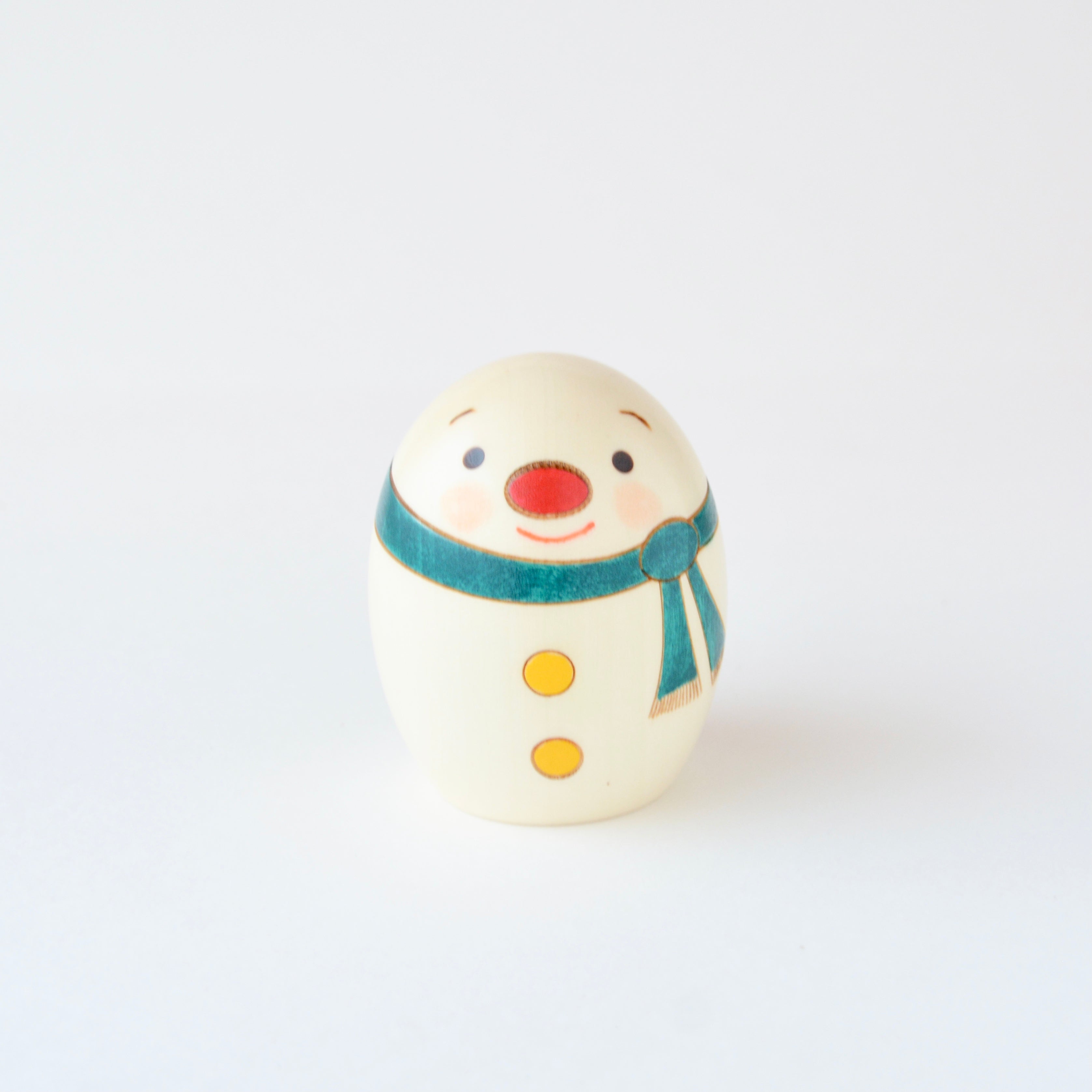 usaburo-kokeshi-bonhomme-de-neige-uf-l-d-co-no-l-bois-7-cm image 1